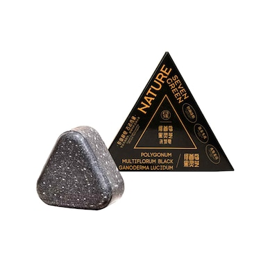 Nature Seven Green Polygonum Multiflorum Black Soap Bar Hair Shampoo 125g