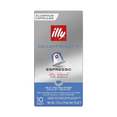 Illy Decaffeinato Espresso Aluminium Coffee Capsules 57g