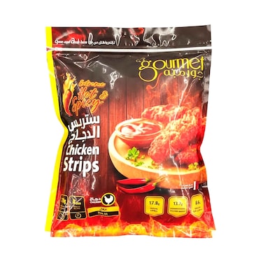 Gourmet Frozen Extreme Hot &amp; Spicy Chicken Strips 750g