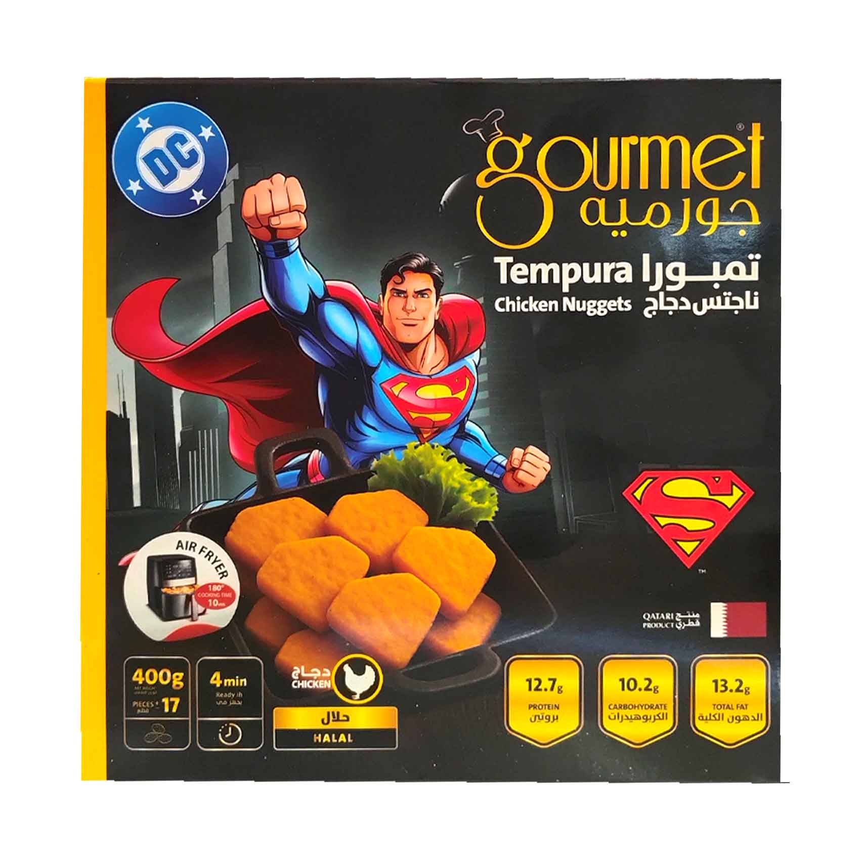 Gourmet Frozen Tempura Chicken Nuggets Superman 400g