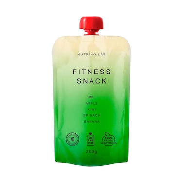 مزيج نيوترينو لاب للياقة البدنية الجاهز مع التفاح والكيوي والسبانخ والموز 200 غرام