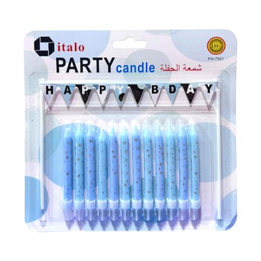 Happy Birthday Candle Assorted 12 Pieces