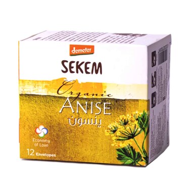Sekem Demeter Organic Anise Herbal Tea 2gx12 Pieces