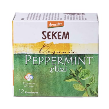 Sekem Demeter Organic Peppermint Herbal Tea 2gx12 Pieces