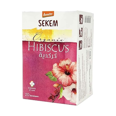 Sekem Demeter Organic Hibiscus Herbal Tea 2gx20 Pieces