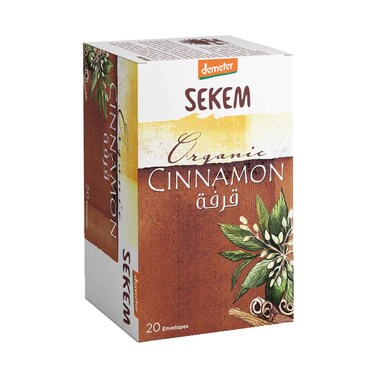 شاي سيكيم ديميتر العضوي بالأعشاب بنكهة القرفة، 2 غرام × 20 قطعة