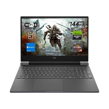 HP Gaming Laptop Victus 15-FB3006NE-C08R6EA AMD Ryzen 7-7445HS 16GB RAM  512GB SSD 15.6 inch Windows 11 Home Mica Silver