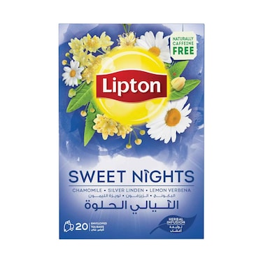 Lipton Herbal Infusions Sweet Nights Tea Bags 1.5gx20 Pieces