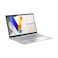 لابتوب Asus VivoBook 15 X1504VA-BQ580W بمعالج Intel Core 5-120U وذاكرة 16 جيجابايت رام وقرص SSD بسعة 512 جيجابايت، شاشة 15.6 بوصة، نظام تشغيل ويندوز 11 هوم، لون فضي