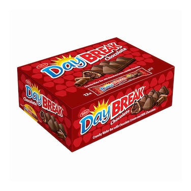 Tiffany Day Break Chocolate Cream Crunchy Wafer Bar 25gx12 Pieces