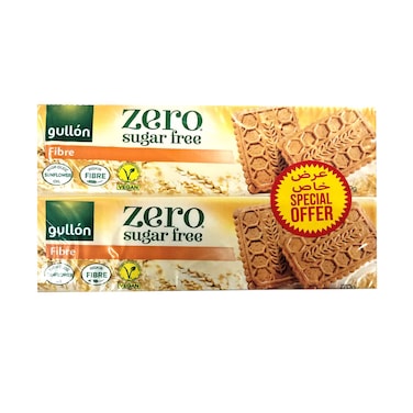 Gullon Zero Sugar Fiber Biscuit 170gx2 Pieces