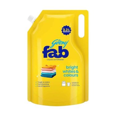 Godrej Fab Liquid Detergent Pouch 3.2l