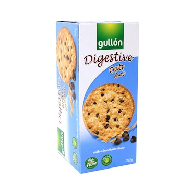 Gullon Digestive Oats Choco With Chocolate Chips 265g