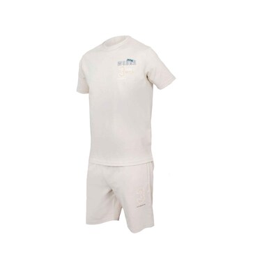 Men's Coord Set Cream