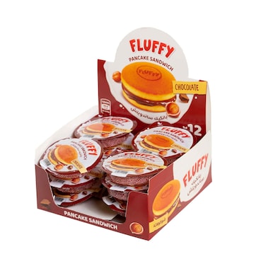 Amalfi Foods Fluffy Chocolate Pancake Sandwich 37gx12 Pieces