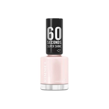 Rimmel London 60 Seconds Super Shine Nail Polish, 108 Cameo Rose 8ml