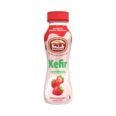 Baladna Strawberry Kefir Low Fat 220ml