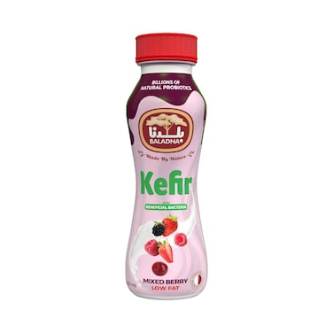 Baladna Mixed Berry Kefir Low Fat 220ml