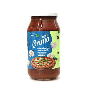 Orima Italian Pizza Sauce With Olive &amp; Mushrooms 560g