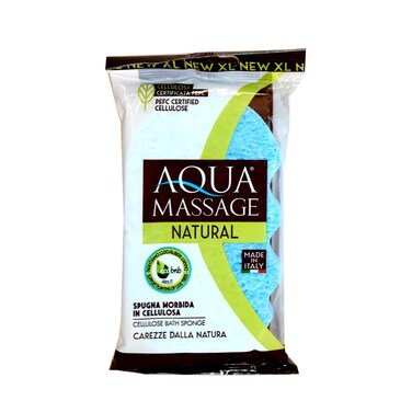 Aqua Massage Natural Cellulose Bath Sponge