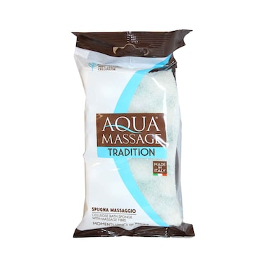 Aqua Massage Tradition Cellulose Bath Sponge With Massage Fibre