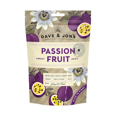 Dave &amp; Jon's Passion Fruit Slices 100g