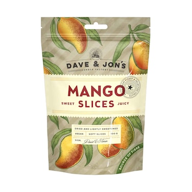Dave &amp; Jon's Mango Slices 100g