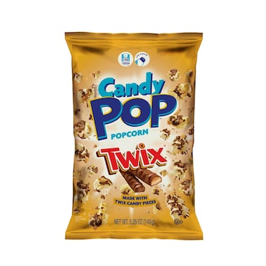 Candy Pop Popcorn Twix, Made With Twix Candy Pieces 149g
