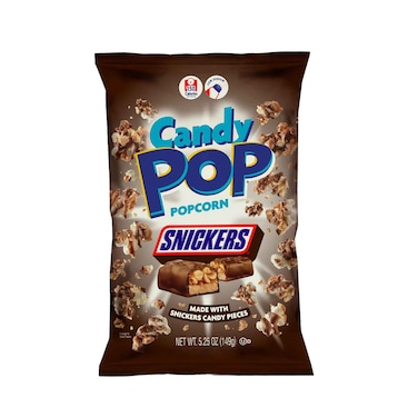 Candy Pop Popcorn Snickers, Made With Snickers Candy Pieces 149g