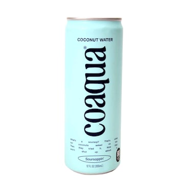 ماء جوز الهند كواكوا بنكهة القشطة 355 مل