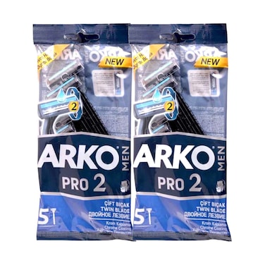 Arko Men Pro 2 Shaver 5 Pieces, 2 Pack
