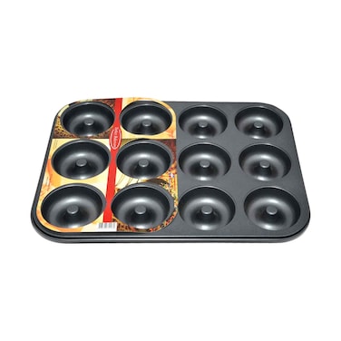Home Maker Teflon Donut Pan 12 Cups