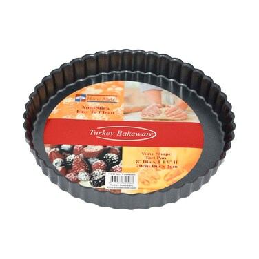 Home Maker Teflon Tart Pan Flt Base 20x3cm