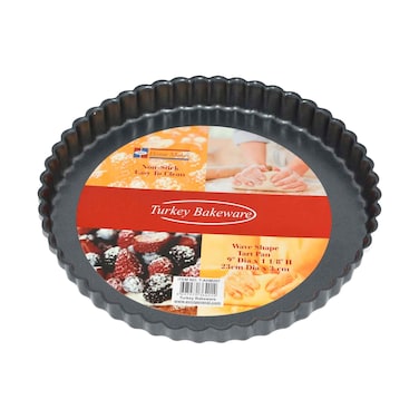 Home Maker Teflon Tart Pan Flt Base 23x3cm