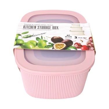 Kitchen Storage Box Assorted 3 Pieces