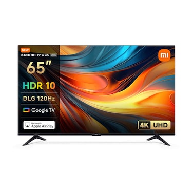 تلفزيون شاومي ذكي A65 2026 بدقة 4K UHD مقاس 65 بوصة Google TV أسود
