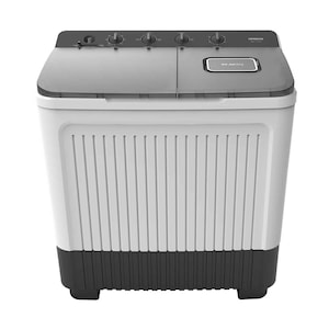 Hitachi Washing Machine Twin Tub Air Jet Dry Dual Lint Filter LTT17JWTMRG 17Kg Mercury Gray