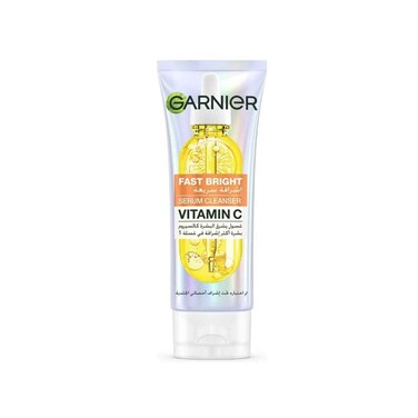 Garnier Fast Bright Vitamin C Serum Cleanser Face Wash 100ml