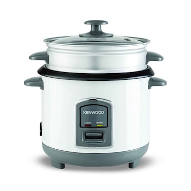 طباخ أرز كينوود RCM06.000WH سعة 0.6 لتر، أبيض