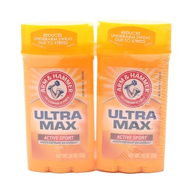 مزيل عرق ومضاد للتعرق أرم آند هامر ألترا ماكس أكتيف سبورت 73 جم × 2 قطعة