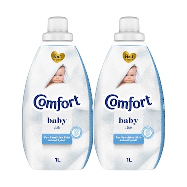 Comfort Concentrate Fabric Softener Baby 1lx2 Pieces