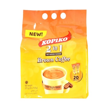Kopiko Brown 2 in 1 Instant Coffee Mix 13.5gx20 Pieces