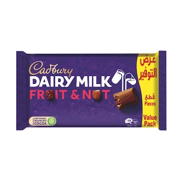 Cadbury Fruit and Nut Chocolate Bar 160g