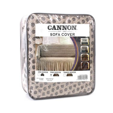 Cannon Sofa Cover Two Seater Grey