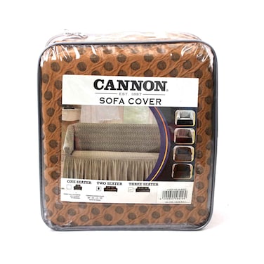 Cannon Sofa Cover Two Seater Beige