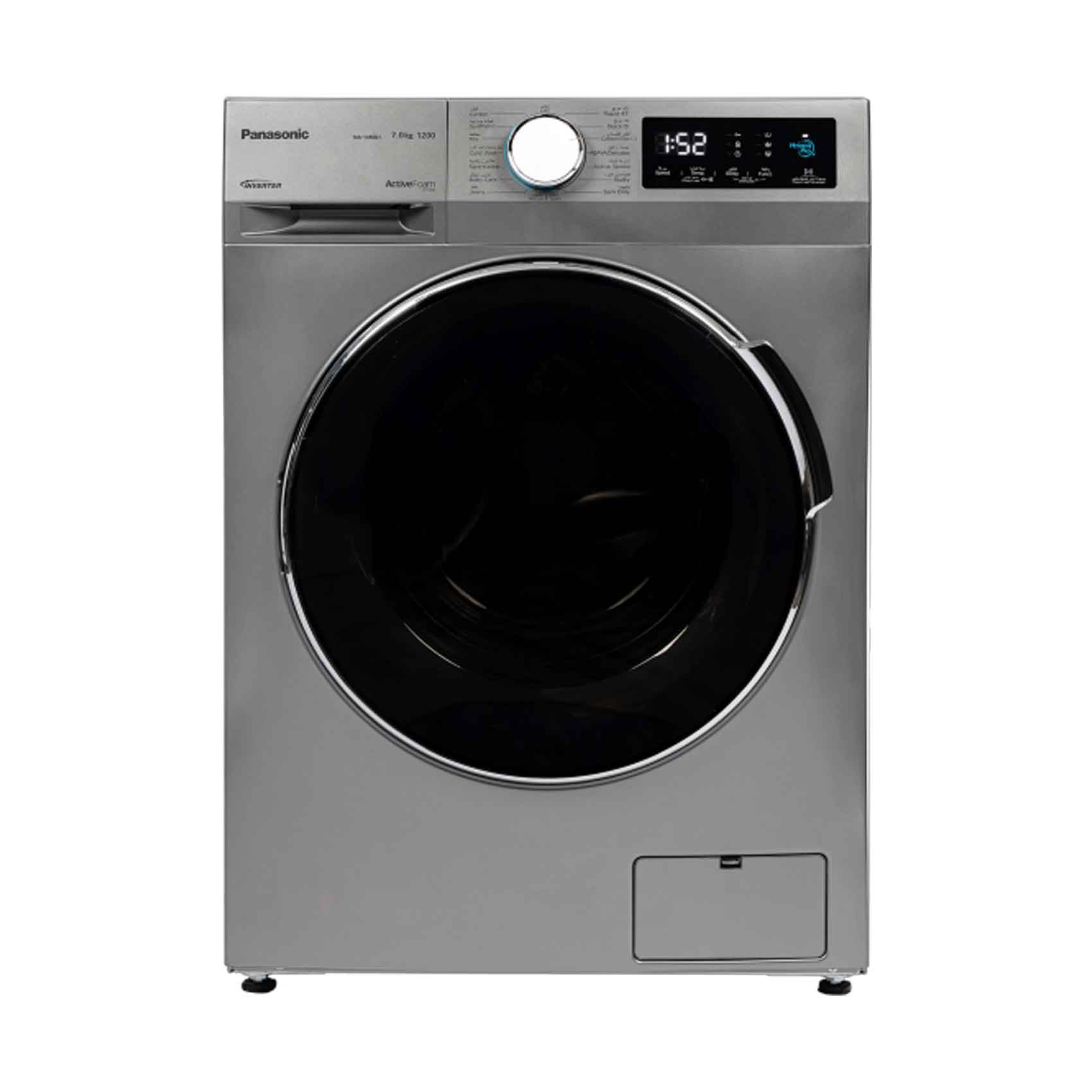 Panasonic Washer Front Load Freestanding NA-14MG1LAS 7Kg Dark Silver
