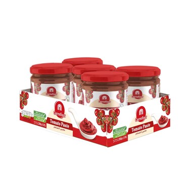 معجون طماطم ماف كارفور في برطمان 200 غرام × 5 قطع