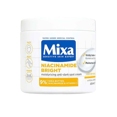 Mixa Niacinamide Bright Moisturising Anti-Dark Spot Cream 400ml