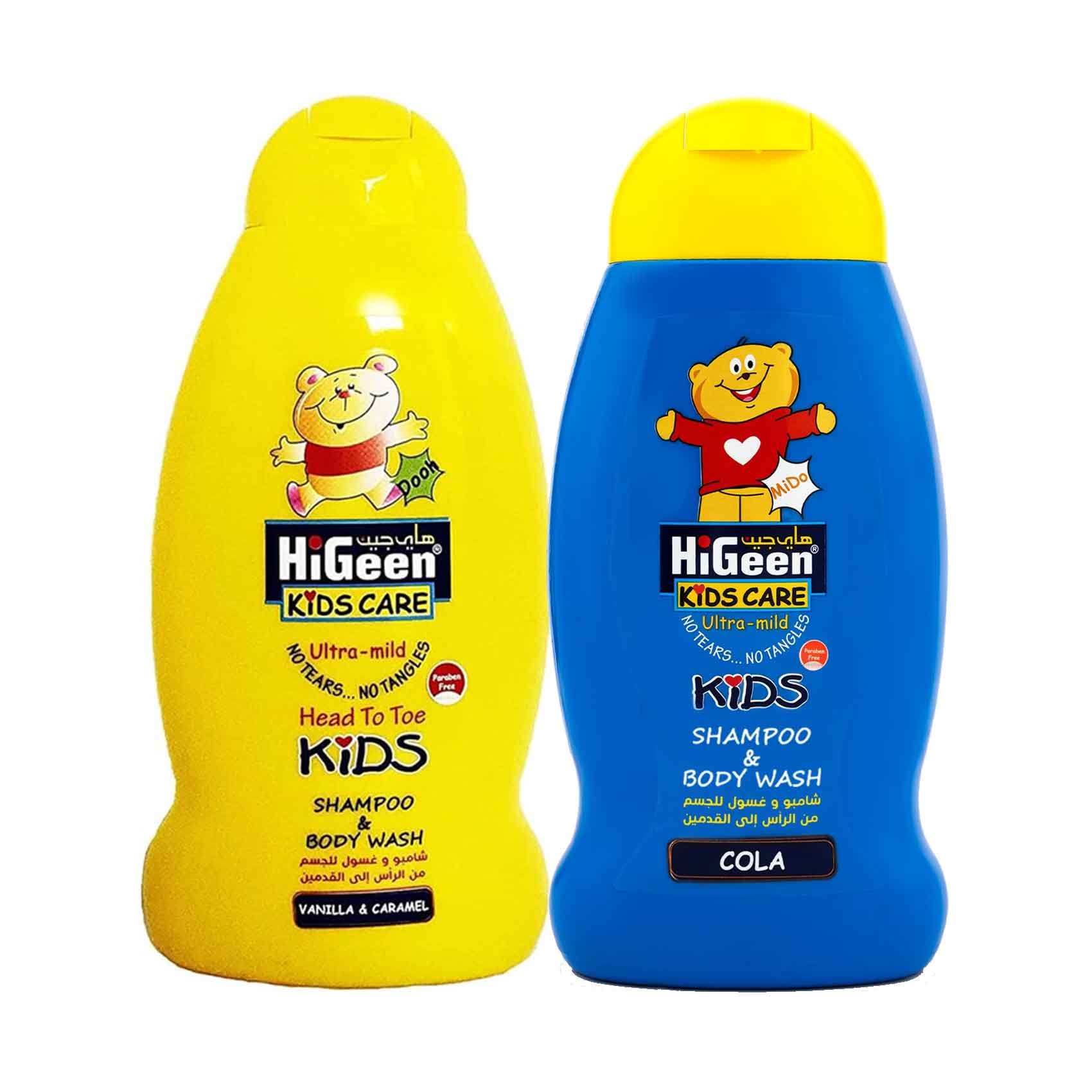HiGeen Kids Shampoo & Body Wash Assorted 500mlx2 Pieces