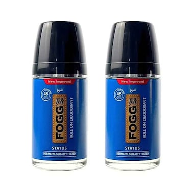 Fogg&nbsp;Status Roll On Deodorant For Men 50mlx2 Pieces